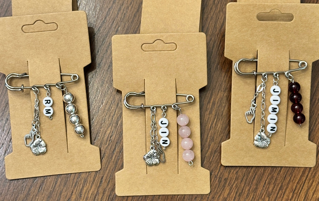Jin Brooch – BTS Inspired Handcrafted Brooch