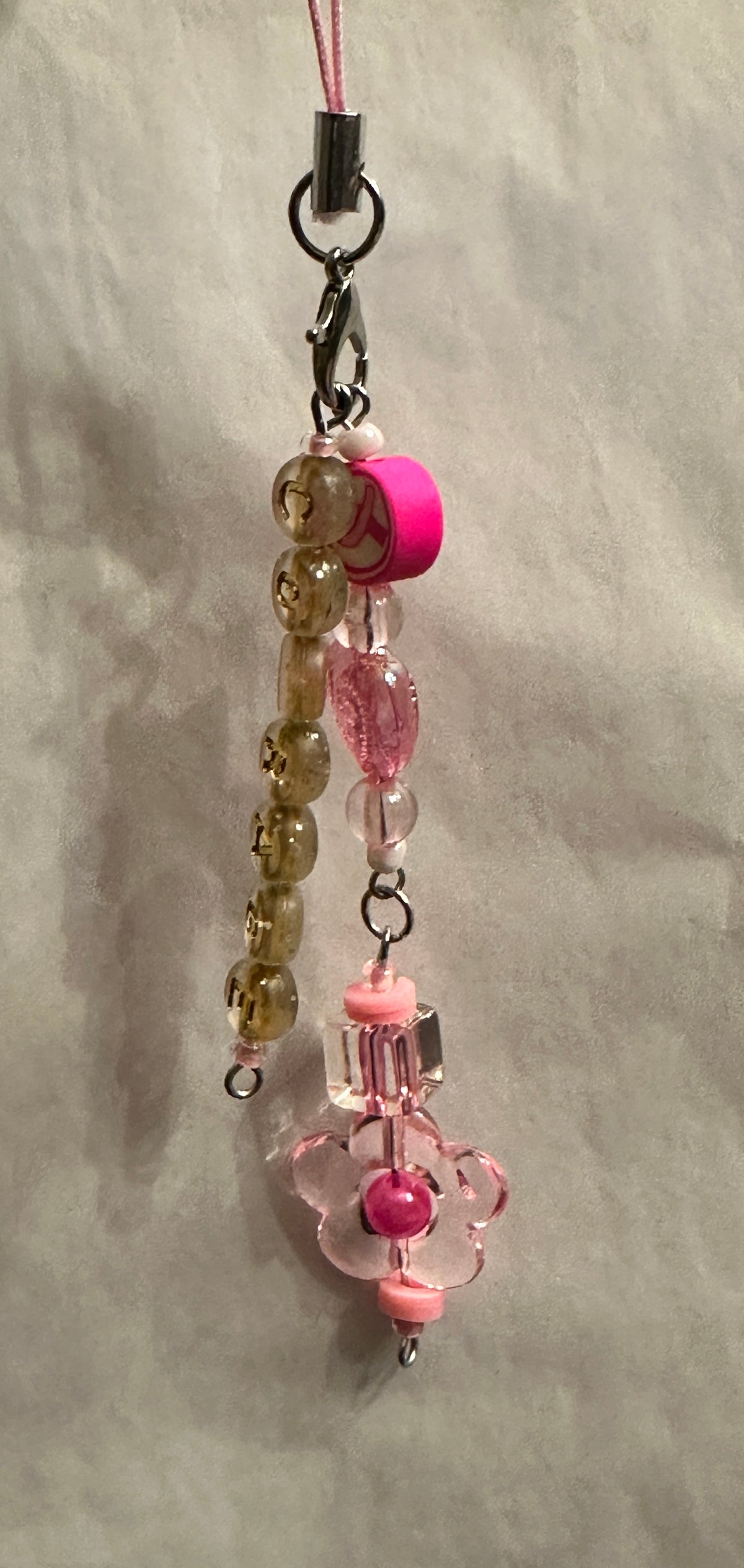 Breast Cancer Awareness Cell Phone/ Bag Charm
