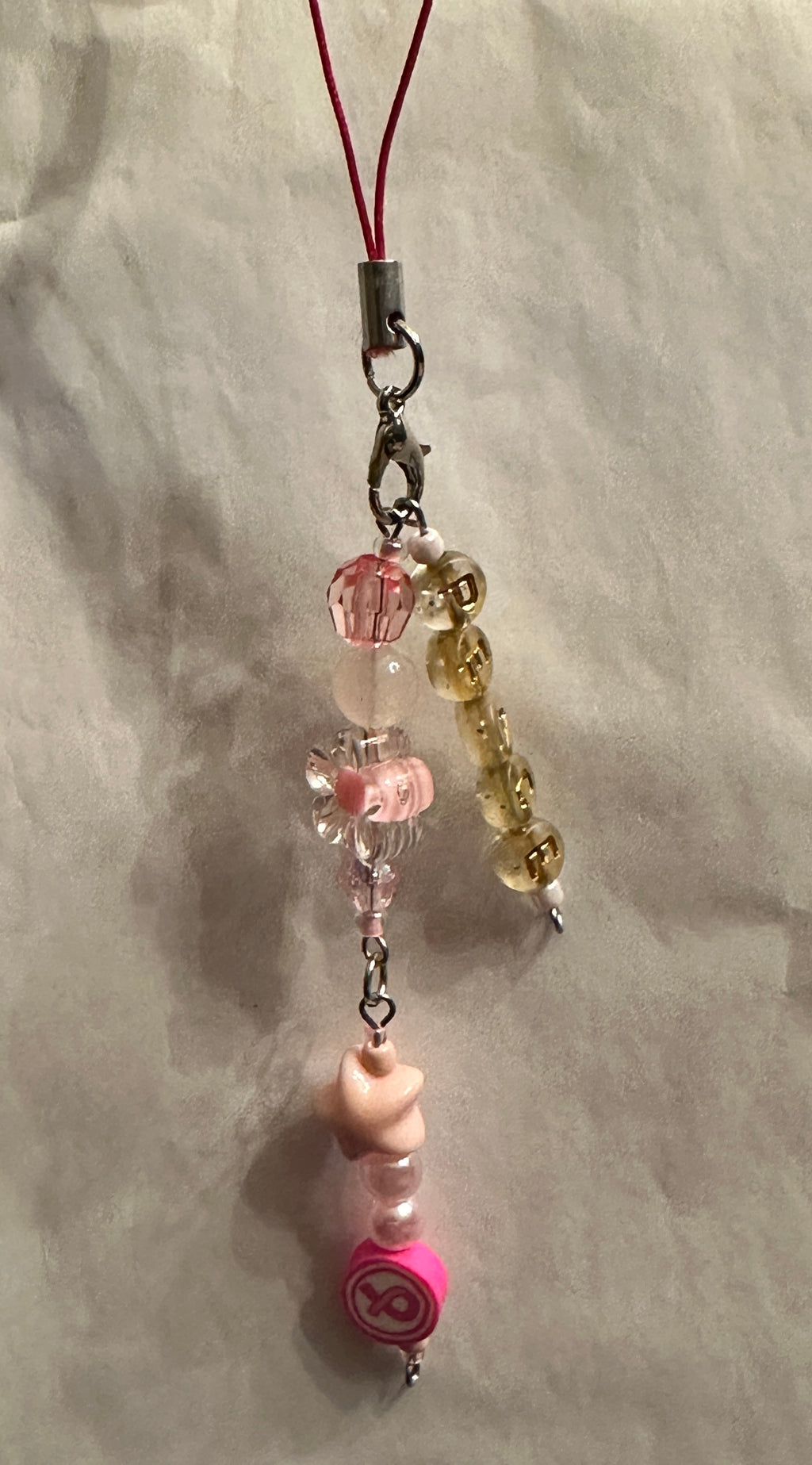 Breast Cancer Awareness Cell Phone/ Bag Charm