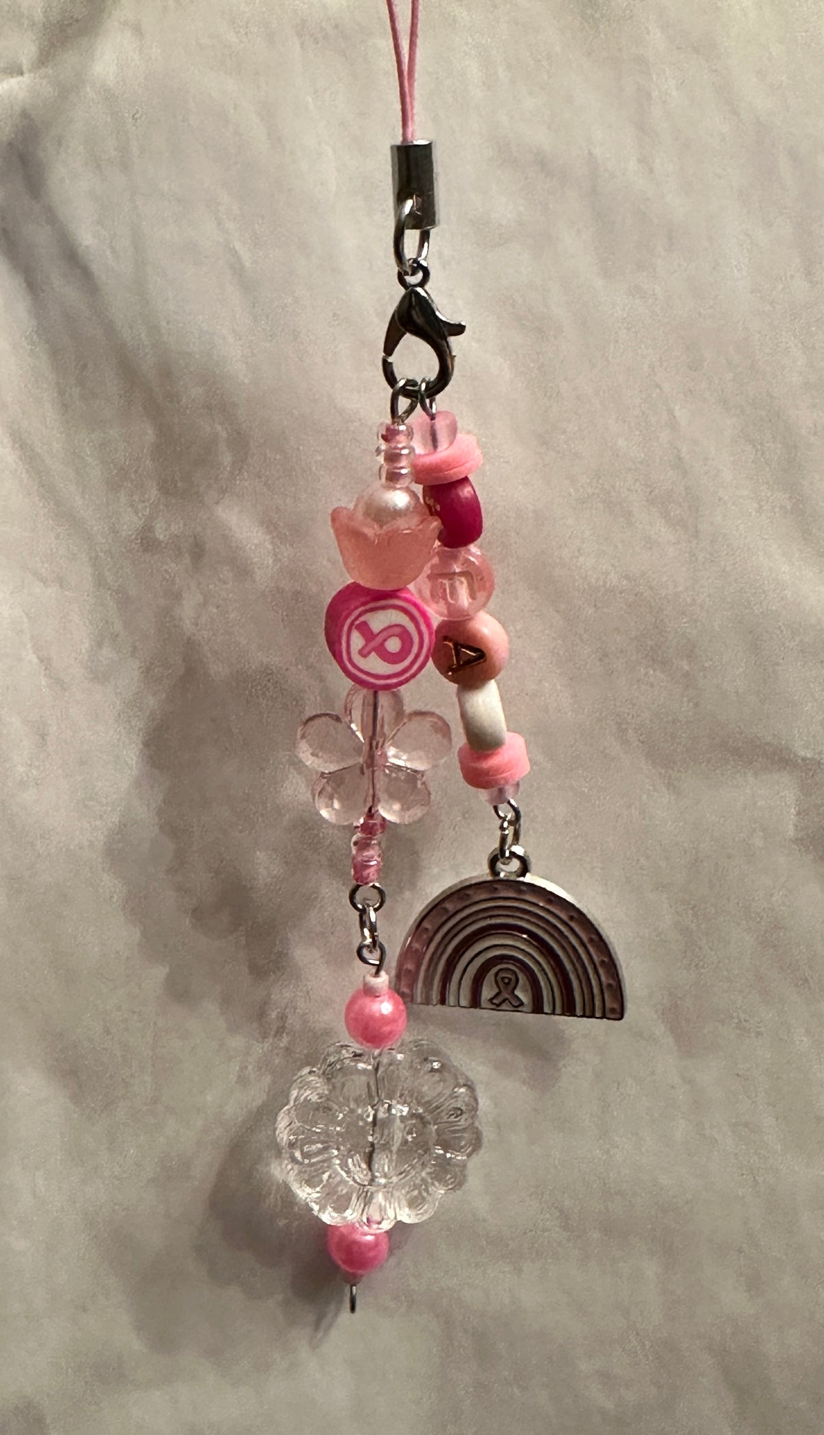 Breast Cancer Awareness Cell Phone/ Bag Charm